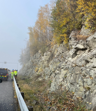 Fra befaringen og forundersøkelsen. Foto: Statens vegvesen
