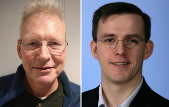 – Folkeopplysning vil etter vårt syn vise folk at dagens kraftpolitikk er basert på fordommer grunnet manglende kunnskap, skriver Svein Nøvik (t.v.) og Jan Emblemsvåg. Foto: Privat