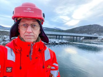 Byggeleder Terje Arntsen innen Drift- og vedlikeholdsseksjonen i Statens vegvesen. Foto:  Statens vegvesen