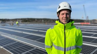 – Behovet for raske reserver er økende, forteller Ulrik Rør i Solcellespesialisten.   Foto:  Solcellespesialisten