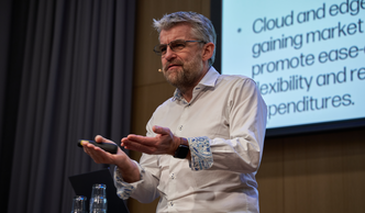 Andrew Waite Brown er salgssjef for HP Anyware i Europa, og kommer fra selskapet Teradici, som HP kjøpte opp i 2021. Foto: HP