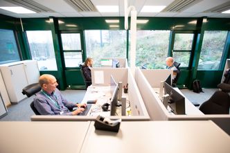 Skatteetatens miljø i Grimstad. Foto: IT-KOMMUNIKASJON