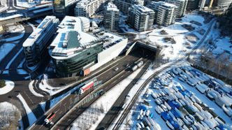 E18 Sjølystlokket. Foto:  Erik Larsstuen/ Statens vegvesen