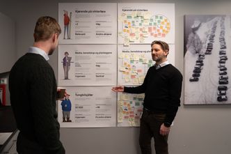 Vegvesenet jobber med tverrfaglige team, og er veldig opptatt av kundeinnsikt og brukertest, før utvikling og koding. Foto: TUM Studio
