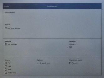 Post: Det er flere ulike valg for å sende dokumenter som e-post. Foto: Odd Richard Valmot