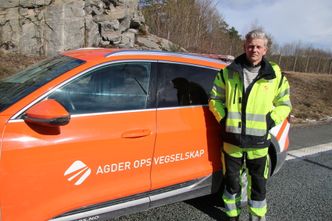 Daglig leder i Agder OPS Vegselskap, Trond Heia. Foto:   Thor Søndenaa/Veier 24