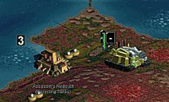 En by og en terraformer i Alpha Centauri. Skjermbilde: digi.no