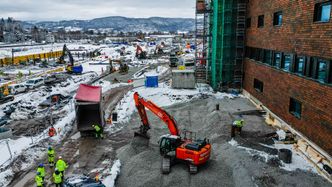 LAV VEKT: – Det å transportere og legge ut 100 m³ Glasopor sammenlignet med tilsvarende mengde stein kan ikke sammenlignes utslippsmessig, poengterer Sveberg. Foto: TUM Studio
