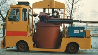 HMR Hydeqs første elektriske tappevogn fra slutten av 70-tallet.