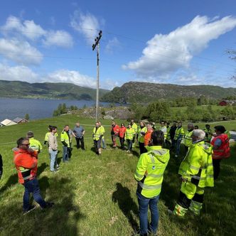 Omlag 30 representanter fra 16 entreprenør- og konsulentfirma deltok på dagen med såkalt markedsdialog.. Foto:  Vestland fylkeskommune