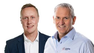 Michael Bayer Thomsen i Zirq Solutions og Frode Rastad i Garda Sikring ser begge store muligheter fremover i samarbeidet som nå er inngått mellom partene.