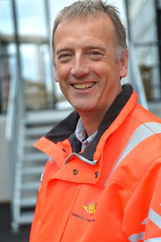 Prosjektleder Sveinung Brude i Statens vegvesen. Foto:   Statens vegvesen
