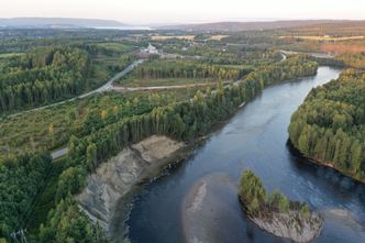 I løpet av ei drøy uke ble veien bygget etter solide tverrfaglige forberedelser og rask gjennomføring. Foto:  Statens vegvesen