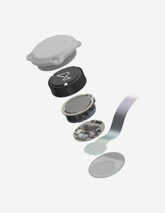 Slik ser Neuralink-implantatet ut. Foto: Neuralink