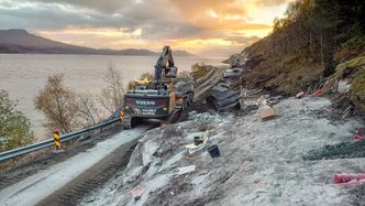 Fra anleggsarbeidet høsten 2022. Foto:  MÅLSELV MASKIN