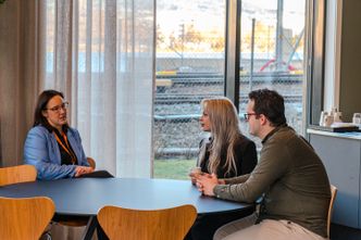 Utviklerne hos Statens vegvesen jobber sentralt i Drammen. Foto: TUM Studio