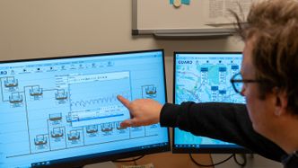 – Vi har allerede fått korrigert målinger, som igjen har gjort at vi har spart penger, forteller Hølland. Foto:  TUM Studio