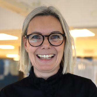Lisa Edvardsen Haugan er sjef for Kongsberg Maritime. Kongsberg har et godt forhold til Sjøforsvaret som styrkes med vedlikeholdskontrakten. Foto: Tore Stensvold