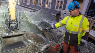 – Samarbeidet med Glasopor har vært smertefritt, og de har sørget for all logistikk, sier Kenth Jensen. Foto: TUM Studio