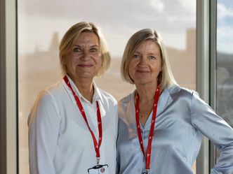PÅDRIVERNE: Helen Gjester (t.v.) og Åse Bailey Pettersen i Innovasjon Norge var blant pådriverne av TINC for tolv år siden, og jobber tett sammen – Helen fra hovedkontoret og Åse fra Silicon Valley-kontoret. Foto:  Lars Rolland/Innovasjon Norge