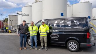 F.V. Bjørn Roger Broen, Rune Martin Olsen og Arve Nilsen.  Foto:  TUM Studio