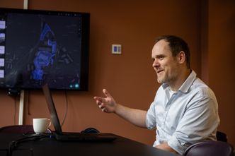 Jarle Bjørnbeth i Placepoint forteller at geografiske data og tjenester fra Geodata er viktig i arbeidet med å utvikle en tjeneste for eiendomsutviklere.