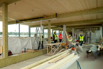 GK stiller opp med bred fagekspertise og jobber tett sammen med entreprenør og byggherre. Foto:  HUS arkitekter