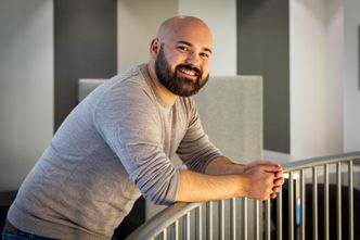Even Magnus Fjeldstad ser frem til å bli kjent med nye kolleger. Foto: TUM Studio
