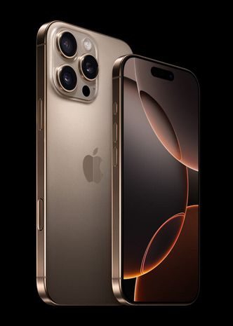 Iphone 16 Pro og Iphone 16 Pro Max er begge utstyrt med Apples A18 Pro-brikke. Foto: Apple