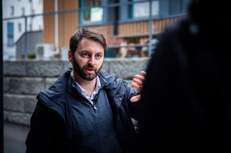 Alexis Sevault på befaring hos KLP Eiendom der de skal installere en «Thermal Box». Foto:  Martin Håndlykken