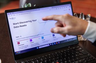 Del og finn data i Datakatalogen, samarbeid om utvikling og salg av dataprodukter på Markedsplassen. Foto: Ingvill Sunnby
