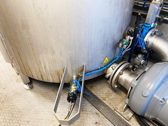 Bedre kontroll på ensilasjen og lavere operasjonelle kostnader med helautomatiske måling av pH i ensilasje. Denne er levert av Optimar. Foto: Krohne