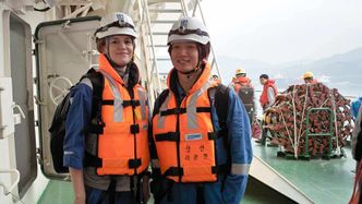 Som surveyor i DNV jobbet Eide to år på verdens største verft i Sør-Korea. Foto: DNV