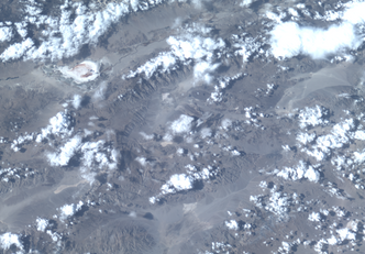 Satellittbilde av Death Valley i California. Foto: HYPSO-2