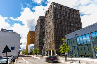 Statens vegvesen har kontorer sentralt i Drammen kort vei fra jernbanestasjonen. Foto: TUM Studio