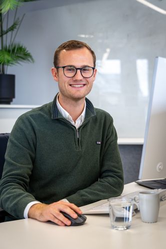 Sigurd Dahle, produktsjef for Tekjobb. Foto:  TUM Studio