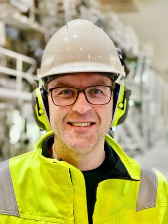 – Insentivet for å bli fossilfri forsvinner, sier Håvard Busklein i Norske Skog. Foto: Norske Skog