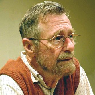 Edsger Wybe Dijkstra (1930–2002) var en nederlandsk matematiker, programmerer og ingeniør. Han fikk Turing-prisen i 1972. Foto: Hamilton Richards/Wikimedia Commons