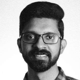 Jibin Antony, her uten heldekkende lab-drakt. Foto:  NTNU