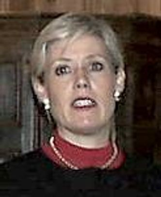 Administrerende direktør i Novell Norge, Mette With Petersen. Foto fra 2001. Foto: Eirik Rossen