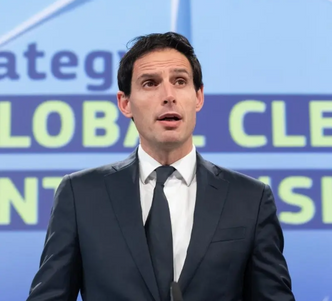 Alt henger sammen med alt, forklarer klimakomissær Wopke Hoekstra. Foto: EU-kommisjonens medietjeneste