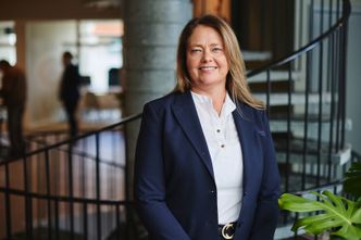 May Bente Olsen i Skudenes & Aakra Sparebank.   Foto:  Skudenes & Aakra Sparebank