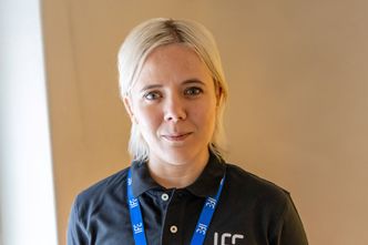 Mila Pelkonen ved IFE.  Foto:  TUM Studio