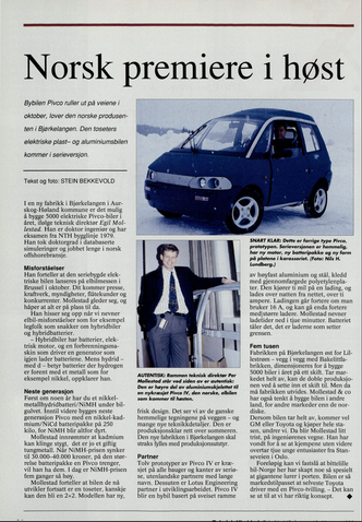 Optimismen var stor i forkant av Pivco-bilen.