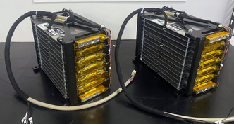 Millor Battery har utviklet og produsert en batterimodul basert på IntelLiGent-cellene som er produsert ved Sintefs batterilaboratorium. Foto: Millor Battery