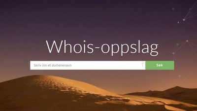Whois-tjeneste