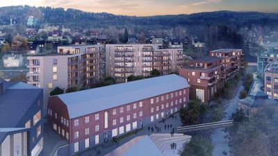 Veidekke skal bygge Mesnakvartalet på Lillehammer