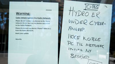 Norsk Hydro varsler alle sine ansatte om ikke å slå på pc da de er under et dataangrep.