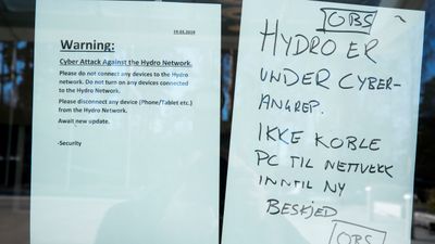 Norsk Hydro varsler alle sine ansatte om ikke å slå på pc da de er under et dataangrep.