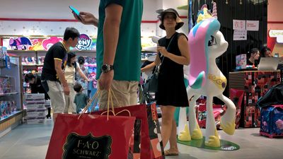 Shopping i Kina.